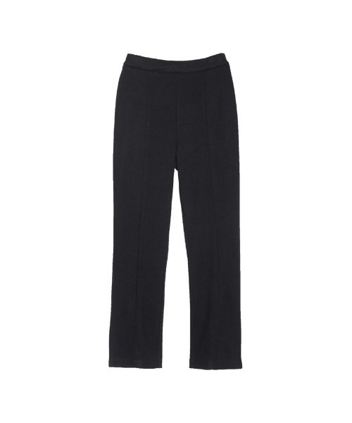 Re:EDIT（リエディ）の「[低身長/高身長サイズ有]起毛ジャージーセンターシームスリットパンツ（その他パンツ・レディース・アイボリー/モカ/ブラック/ピンク・LARGE/TALL/MEDIUM/SHORT）」の5枚目の写真