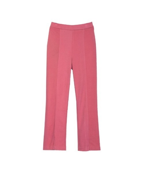 Re:EDIT（リエディ）の「[低身長/高身長サイズ有]起毛ジャージーセンターシームスリットパンツ（その他パンツ・レディース・アイボリー/モカ/ブラック/ピンク・LARGE/TALL/MEDIUM/SHORT）」の7枚目の写真