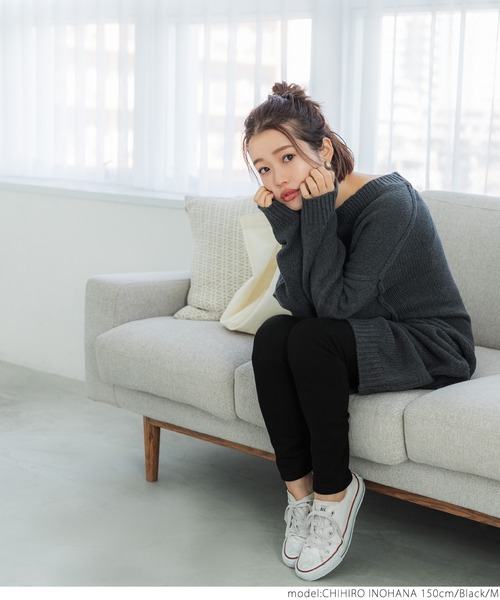 coca（coca）（コカ）の「【WEB限定セール】裏シャギーあったかレギンス（レギンス/スパッツ・レディース・チャコール/ブラック・M/L）」の3枚目の写真