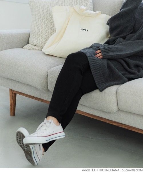 coca（coca）（コカ）の「【WEB限定セール】裏シャギーあったかレギンス（レギンス/スパッツ・レディース・チャコール/ブラック・M/L）」の4枚目の写真