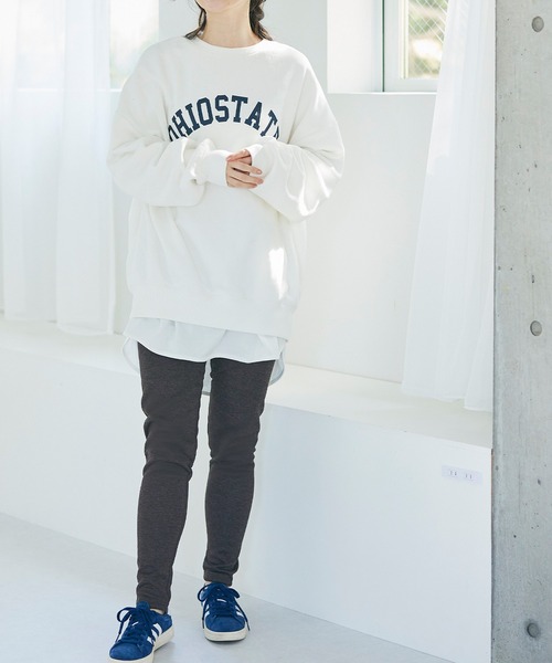 coca（coca）（コカ）の「【WEB限定セール】裏シャギーあったかレギンス（レギンス/スパッツ・レディース・チャコール/ブラック・M/L）」の18枚目の写真