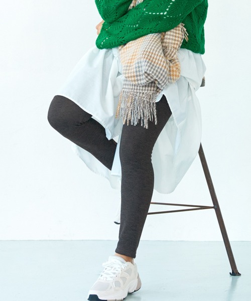 coca（coca）（コカ）の「【WEB限定セール】裏シャギーあったかレギンス（レギンス/スパッツ・レディース・チャコール/ブラック・M/L）」の19枚目の写真