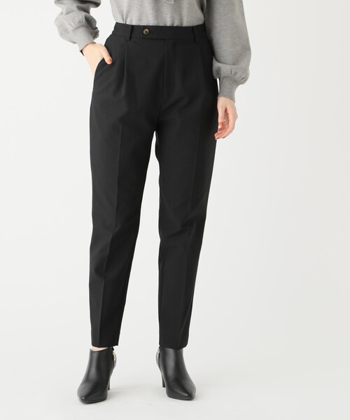 index(インデックス)の「◆【セットアップ対応】Reflax ツイルテーパードパンツ(その他パンツ・レディース・パープル/ライトベージュ/ブラック/オフホワイト・36/38/40/42)」の2枚目の写真