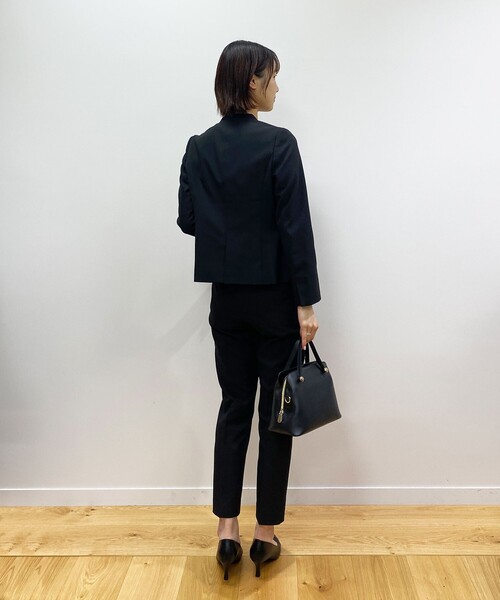 index(インデックス)の「◆【セットアップ対応】Reflax ツイルテーパードパンツ(その他パンツ・レディース・パープル/ライトベージュ/ブラック/オフホワイト・36/38/40/42)」の12枚目の写真