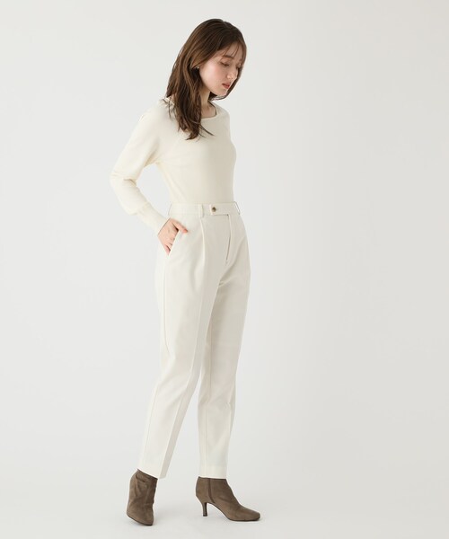 index(インデックス)の「◆【セットアップ対応】Reflax ツイルテーパードパンツ(その他パンツ・レディース・パープル/ライトベージュ/ブラック/オフホワイト・36/38/40/42)」の18枚目の写真