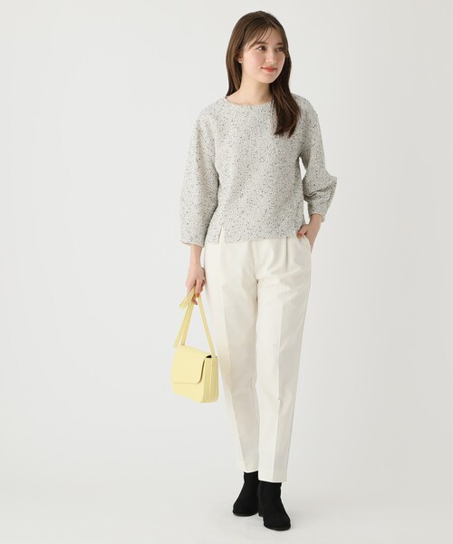 index(インデックス)の「◆【セットアップ対応】Reflax ツイルテーパードパンツ(その他パンツ・レディース・パープル/ライトベージュ/ブラック/オフホワイト・36/38/40/42)」の19枚目の写真