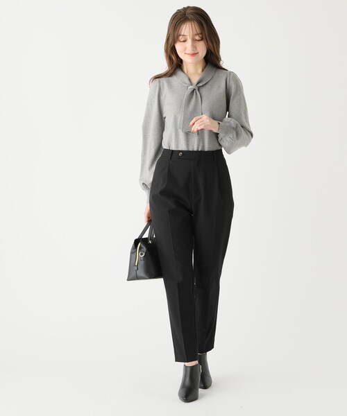 index(インデックス)の「◆【セットアップ対応】Reflax ツイルテーパードパンツ(その他パンツ・レディース・パープル/ライトベージュ/ブラック/オフホワイト・36/38/40/42)」の22枚目の写真