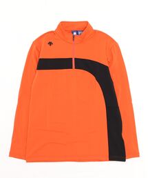 DESCENTE GOLF（デサントゴルフ）の「【ACTIVE】ストレッチ裏起毛切り替えスタンドジップシャツ 長袖  保温 UVカット 冬用 防寒 ゴルフウエア メンズ トレーニングウエア スポーツ（シャツ/ブラウス・メンズ）」