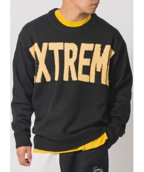 RE730（アールイーセブンサーティー）の「RE730 バルキーニットトレーナー（ニット/セーター・メンズ・グリーン/グレー/ブラック・MEDIUM/LARGE/X-LARGE）」の2枚目の写真