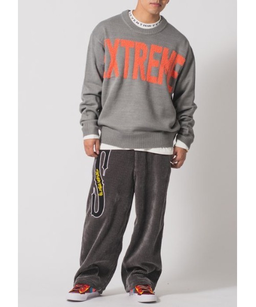 RE730（アールイーセブンサーティー）の「RE730 バルキーニットトレーナー（ニット/セーター・メンズ・グリーン/グレー/ブラック・MEDIUM/LARGE/X-LARGE）」の8枚目の写真