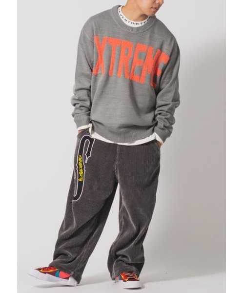 RE730（アールイーセブンサーティー）の「RE730 バルキーニットトレーナー（ニット/セーター・メンズ・グリーン/グレー/ブラック・MEDIUM/LARGE/X-LARGE）」の12枚目の写真