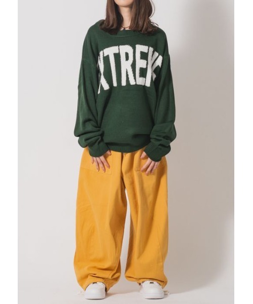 RE730（アールイーセブンサーティー）の「RE730 バルキーニットトレーナー（ニット/セーター・メンズ・グリーン/グレー/ブラック・MEDIUM/LARGE/X-LARGE）」の4枚目の写真