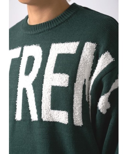 RE730（アールイーセブンサーティー）の「RE730 バルキーニットトレーナー（ニット/セーター・メンズ・グリーン/グレー/ブラック・MEDIUM/LARGE/X-LARGE）」の15枚目の写真