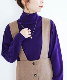 le.coeur blanc | ウォッシャブルウールベーシックハイネックニット(ニット/セーター)