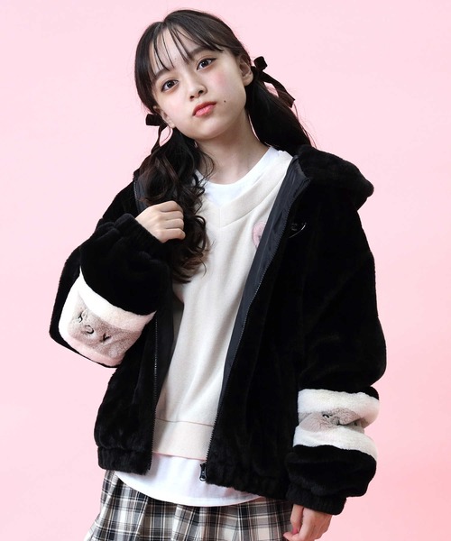 セール】【VIVIAN BLUE】フェイクファーブルゾン（ブルゾン