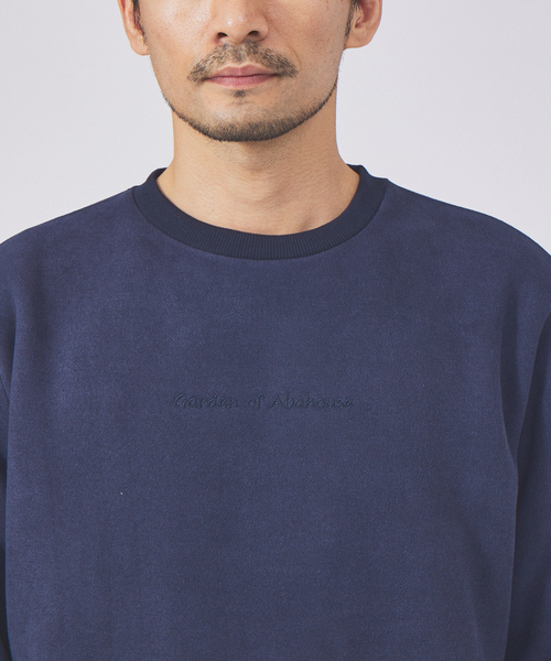 ABAHOUSE GRAY(アバハウスグレイ)の「ネオスエード ボア 刺繍 プルオーバー(スウェット・メンズ・ブラック/カーキ/グレイッシュベージュ/ネイビー・46/48)」の6枚目の写真