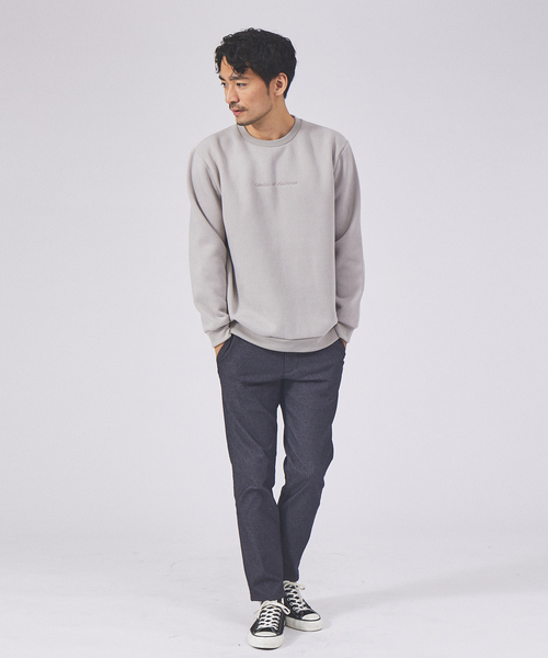 ABAHOUSE GRAY(アバハウスグレイ)の「ネオスエード ボア 刺繍 プルオーバー(スウェット・メンズ・ブラック/カーキ/グレイッシュベージュ/ネイビー・46/48)」の17枚目の写真