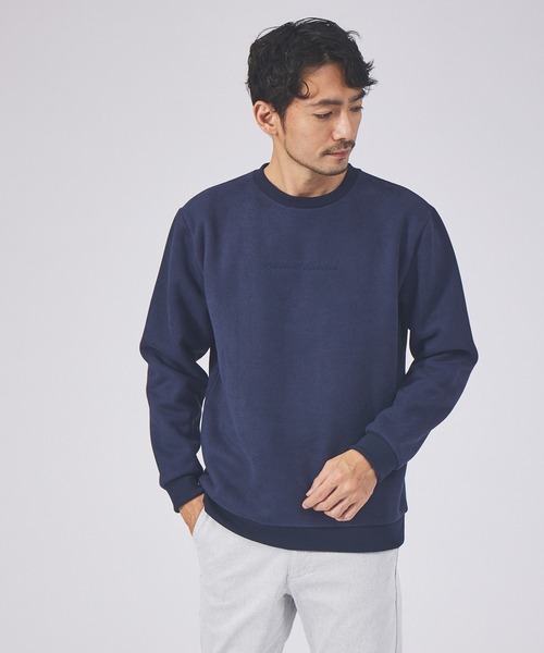 ABAHOUSE GRAY(アバハウスグレイ)の「ネオスエード ボア 刺繍 プルオーバー(スウェット・メンズ・ブラック/カーキ/グレイッシュベージュ/ネイビー・46/48)」の4枚目の写真