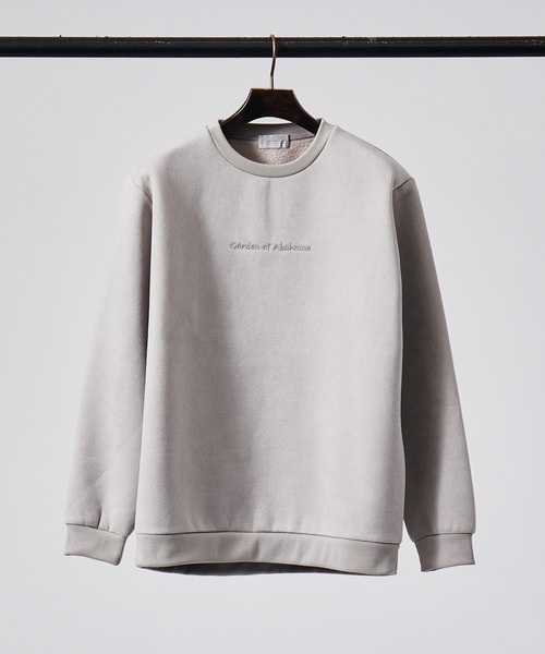 ABAHOUSE GRAY(アバハウスグレイ)の「ネオスエード ボア 刺繍 プルオーバー(スウェット・メンズ・ブラック/カーキ/グレイッシュベージュ/ネイビー・46/48)」の3枚目の写真