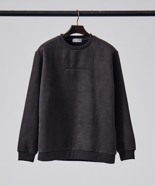 ABAHOUSE GRAY(アバハウスグレイ)の「ネオスエード ボア 刺繍 プルオーバー(スウェット・メンズ・ブラック/カーキ/グレイッシュベージュ/ネイビー・46/48)」の2枚目の写真