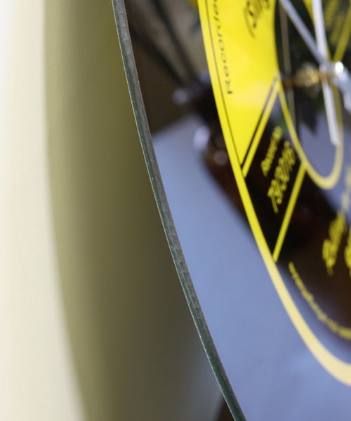 emesuelee（エメスーリー）の「ガラスレコードウォールクロック レトロ ヴィンテージ 壁掛け（掛け時計・レディース・オレンジ/パープル/イエロー・フリー）」の11枚目の写真