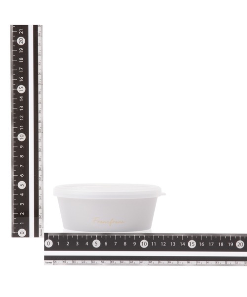 Francfranc（フランフラン）の「ロゴ デリカップ ホワイト (2個セット)（お弁当箱・レディース・ホワイト・FREE）」の5枚目の写真