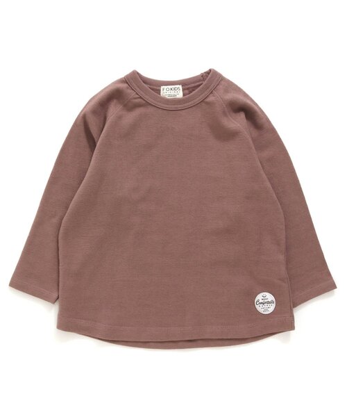 F.O.KIDS(エフオーキッズ)の「シンプルワイドTシャツ(Tシャツ/カットソー・キッズ・チャコール/ブルー/パープル/カーキ/オレンジ・120/90/95/100/140/80/110/130)」の1枚目の写真