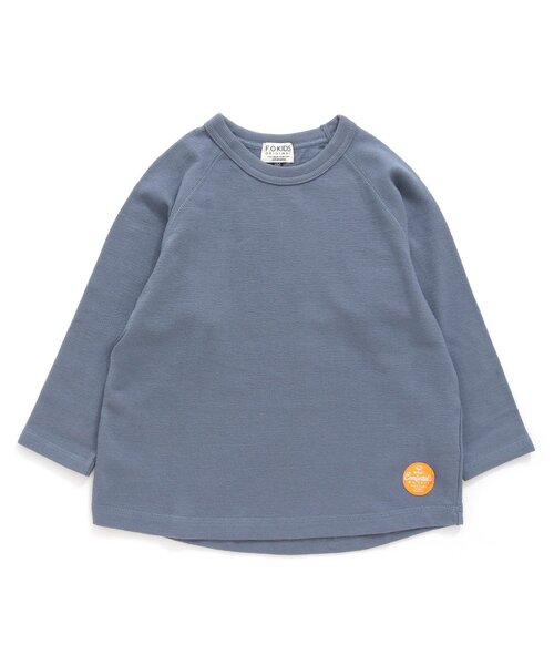 F.O.KIDS(エフオーキッズ)の「シンプルワイドTシャツ(Tシャツ/カットソー・キッズ・チャコール/ブルー/パープル/カーキ/オレンジ・120/90/95/100/140/80/110/130)」の4枚目の写真