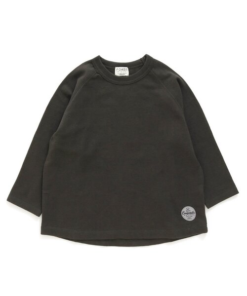 F.O.KIDS(エフオーキッズ)の「シンプルワイドTシャツ(Tシャツ/カットソー・キッズ・チャコール/ブルー/パープル/カーキ/オレンジ・120/90/95/100/140/80/110/130)」の2枚目の写真