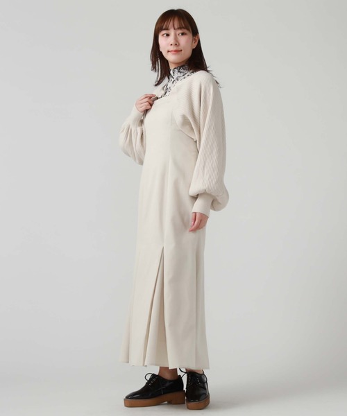 archives（アルシーヴ）の「ホルターマーメイドキャミワンピース（ワンピース・レディース・アイボリー/ブラック/グレイッシュベージュ・MEDIUM）」の18枚目の写真