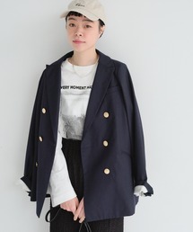 PUAL CE CIN | TRダブルボタンテーラードジャケット(テーラードジャケット)