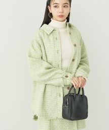 earth music&ecology | ツイードシャツジャケット(その他アウター)