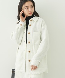 earth music&ecology | ツイードシャツジャケット(その他アウター)