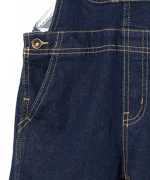 B:MING by BEAMS（ビーミングバイビームス）の「B:MING by BEAMS / リサイクルデニム フレア サロペット（80～140cm）（サロペット/オーバーオール・キッズ・ライトインディゴブルー/インディゴブルー・80/90/100/110/120/130/140）」の13枚目の写真