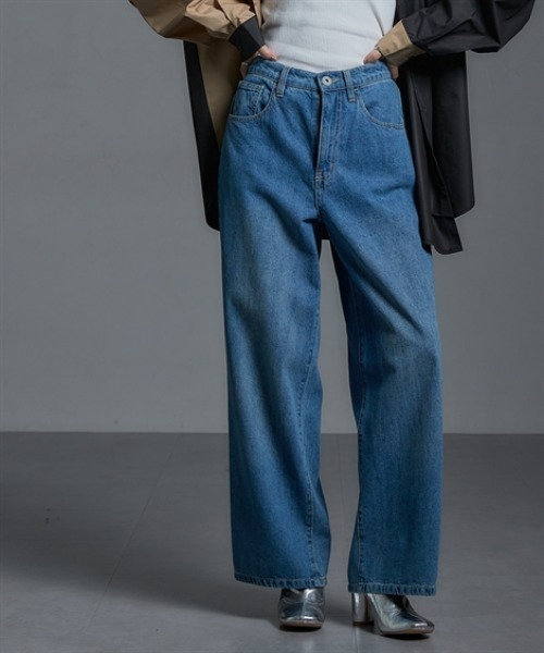 PERSONSOUL ワイドシルエット デニムパンツ PERSONSOUL ワイドシルエット デニムパンツ パーソンソウル PERSONSOUL