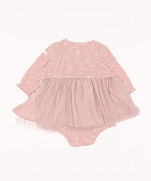 SLAP SLIP BABY(スラップスリップベビー)の「SLAPSLIPBABY/【お揃い】チュールドッキング花柄ロンパースベビー(70~80cm)(ロンパース・キッズ・ホワイト系その他/ピンク系その他・80/70)」の12枚目の写真