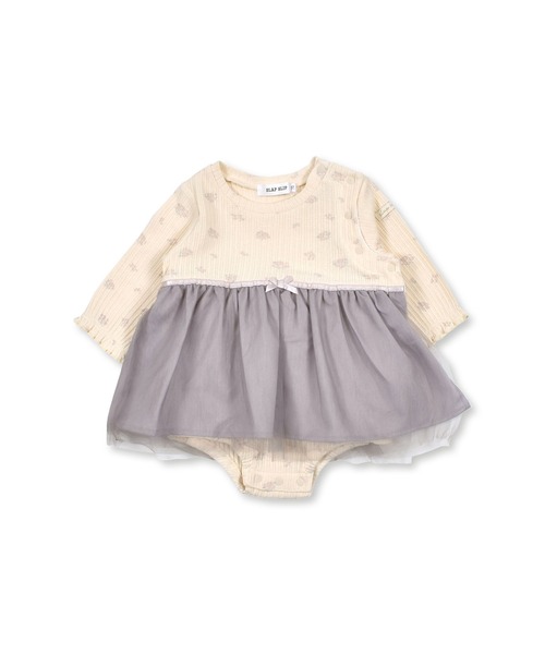 SLAP SLIP BABY(スラップスリップベビー)の「SLAPSLIPBABY/【お揃い】チュールドッキング花柄ロンパースベビー(70~80cm)(ロンパース・キッズ・ホワイト系その他/ピンク系その他・80/70)」の17枚目の写真