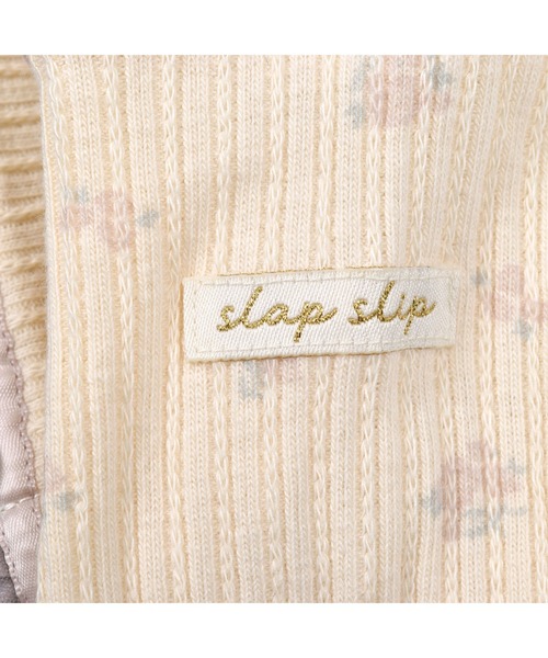 SLAP SLIP BABY(スラップスリップベビー)の「SLAPSLIPBABY/【お揃い】チュールドッキング花柄ロンパースベビー(70~80cm)(ロンパース・キッズ・ホワイト系その他/ピンク系その他・80/70)」の3枚目の写真