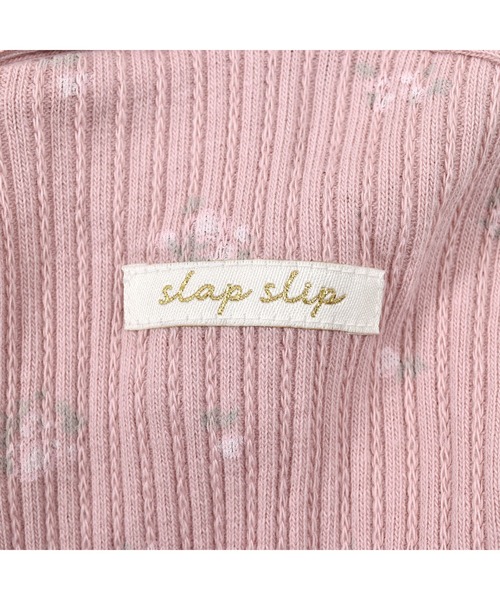 SLAP SLIP BABY(スラップスリップベビー)の「SLAPSLIPBABY/【お揃い】チュールドッキング花柄ロンパースベビー(70~80cm)(ロンパース・キッズ・ホワイト系その他/ピンク系その他・80/70)」の6枚目の写真