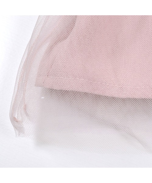 SLAP SLIP BABY(スラップスリップベビー)の「SLAPSLIPBABY/【お揃い】チュールドッキング花柄ロンパースベビー(70~80cm)(ロンパース・キッズ・ホワイト系その他/ピンク系その他・80/70)」の21枚目の写真