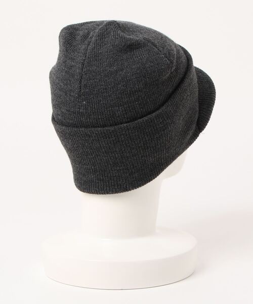 Carhartt（カーハート）の「【Carhartt カーハート】（UN）KNIT HAT VISOR（ニットキャップ/ビーニー・メンズ・オリーブドラブ/チャコール・FREE）」の3枚目の写真