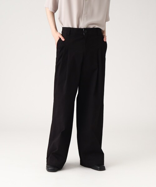 tk.TAKEO KIKUCHI（ティーケータケオキクチ）の「◆チノバギーワイドパンツ（その他パンツ・メンズ・ベージュ/ブラック・02/03）」の19枚目の写真