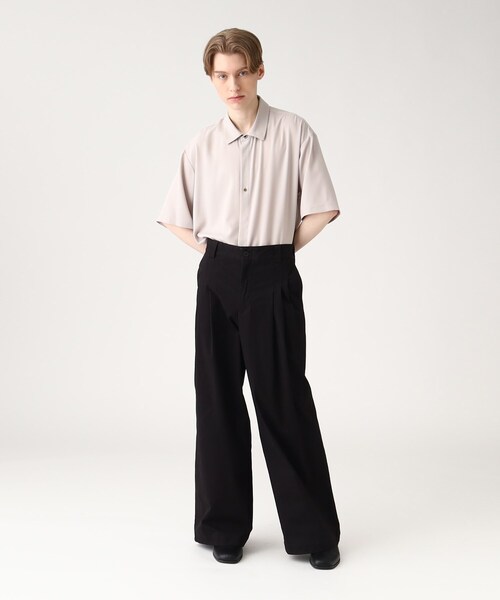 tk.TAKEO KIKUCHI（ティーケータケオキクチ）の「◆チノバギーワイドパンツ（その他パンツ・メンズ・ベージュ/ブラック・02/03）」の21枚目の写真