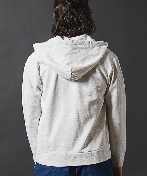 RATTLE TRAP（ラトルトラップ）の「スラブ裏毛ジップアップパーカー（パーカー・メンズ・ライトブルー/ホワイト/ネイビー・LL/L/M）」の20枚目の写真