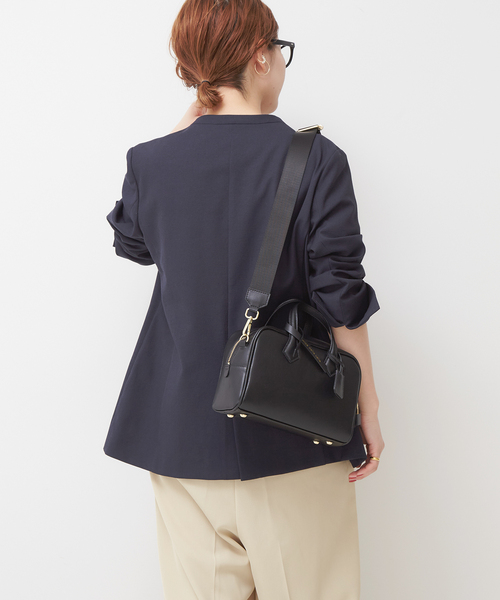 Spick & Span（スピックアンドスパン）の「リネンライクノーカラージャケット（ノーカラージャケット・レディース・ベージュ系その他/ネイビー/ブルー・36/38）」の16枚目の写真