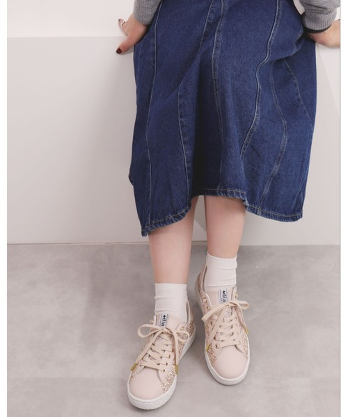 diana（プラスダイアナ）の「サイドグリッタースニーカー