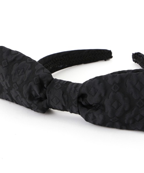 Sister Jane(シスタージェーン)の「SisterJane/シスタージェーン/Chelsea Bow Headband(カチューシャ・レディース・ブラック・F)」の4枚目の写真