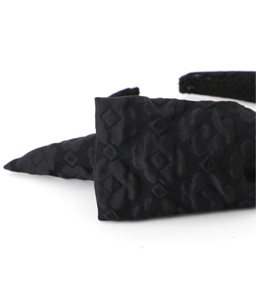 Sister Jane(シスタージェーン)の「SisterJane/シスタージェーン/Chelsea Bow Headband(カチューシャ・レディース・ブラック・F)」の5枚目の写真