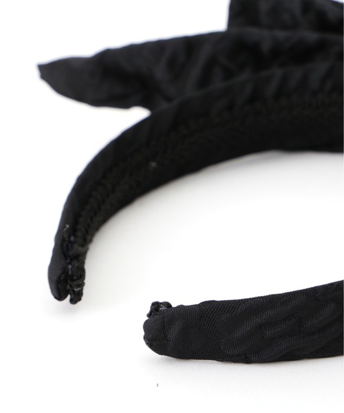 Sister Jane(シスタージェーン)の「SisterJane/シスタージェーン/Chelsea Bow Headband(カチューシャ・レディース・ブラック・F)」の6枚目の写真