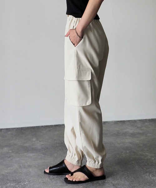 Riberry（リベリー）の「カーゴジョガーパンツ（カーゴパンツ・レディース・ブラック/ベージュ/カーキ/アイボリー/オリーブ・MEDIUM）」の16枚目の写真